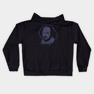 Embrace Literary Brilliance - William Shakespeare Pop Art Design From the Chandos Portrait Kids Hoodie